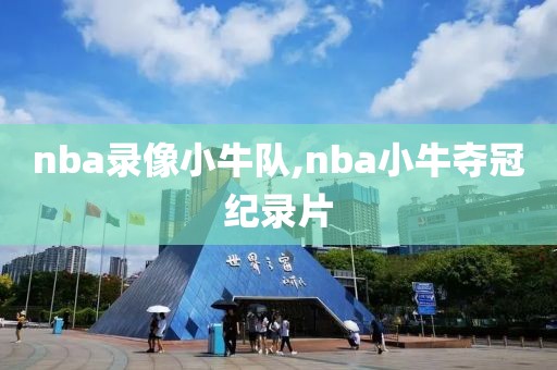 nba录像小牛队,nba小牛夺冠纪录片