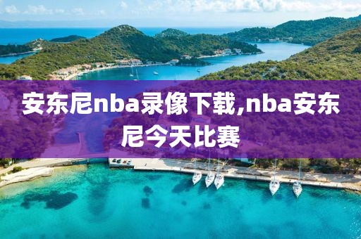 安东尼nba录像下载,nba安东尼今天比赛