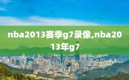 nba2013赛季g7录像,nba2013年g7