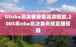 05nba总决赛录像高清回放,2005年nba总决赛央视直播视频