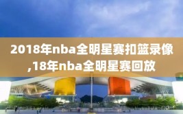2018年nba全明星赛扣篮录像,18年nba全明星赛回放