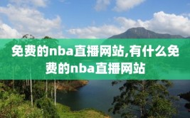 免费的nba直播网站,有什么免费的nba直播网站