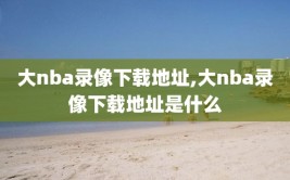 大nba录像下载地址,大nba录像下载地址是什么