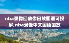 nba录像回放像回放国语可投屏,nba录像中文国语回放
